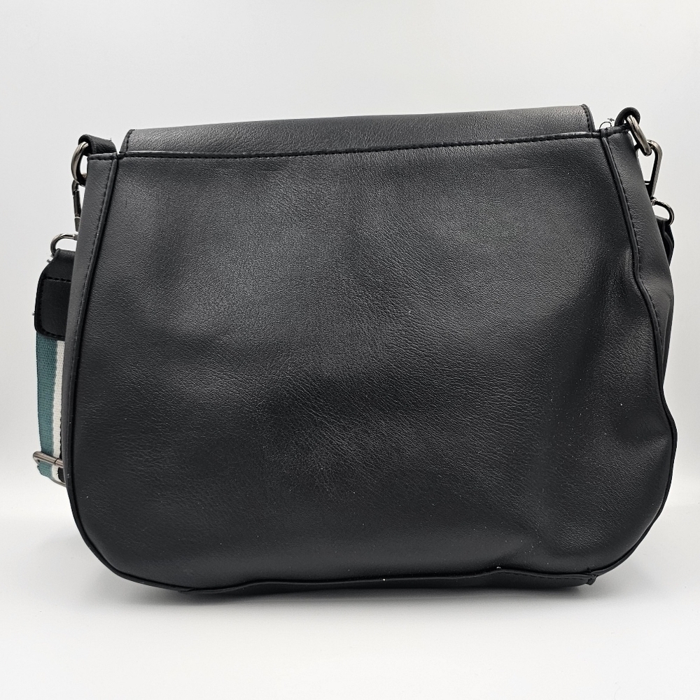 ADRIENNE VITADINNI Black messenger bag with adjustable strap - Picture 2 of 16